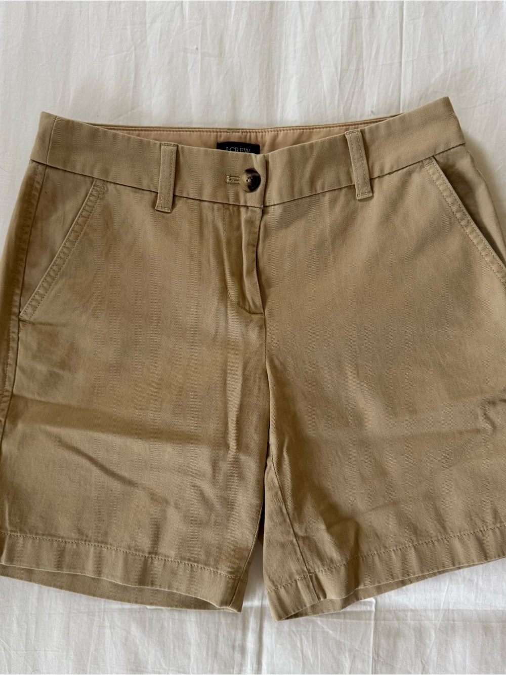 J. Crew Khaki Tan Chino Bermuda Shorts